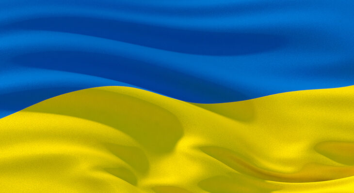 Ukrainische Flagge