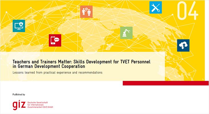 Cover der GIZ-Studie Teachers and Trainers matter