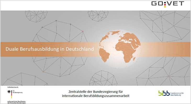 Präsentationen zur dualen Berufsausbildung in Deutschland