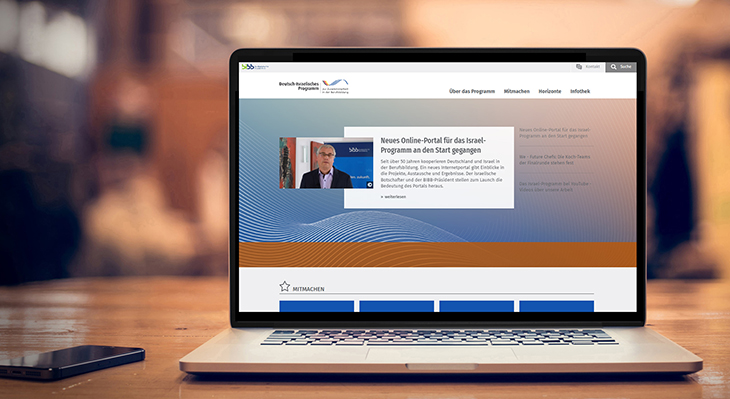 Neues Online-Portal für das Israel-Programm