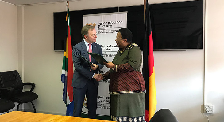 Deutschland und Südafrika verlängern ihre Zusammenarbeit in der Berufsbildung