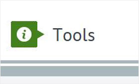 New menu item "Tools" on the GOVET website