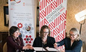 Schweizerische, österreichische und deutsche Zusammenarbeit zieht bei der Einführung von dualer Berufsbildung in Serbien an einem Strang